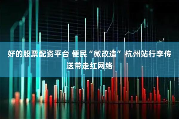 好的股票配资平台 便民“微改造” 杭州站行李传送带走红网络